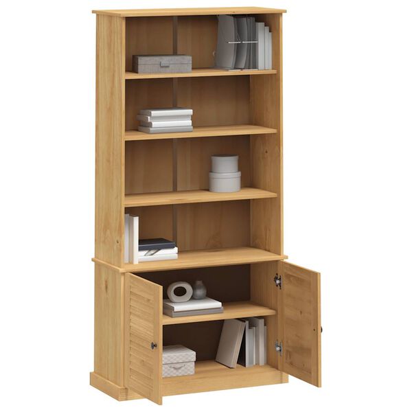 vidaXL Libreria VIGO 85x35x170 cm in Legno Massello di Pino