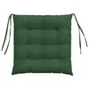 vidaXL Cuscini per Seduta 4 pcs Verde Scuro 40 x 40 x 6 cm