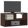 vidaXL Mobile TV Rovere Marrone 80x31x39,5cm Legno Multistrato Metallo