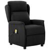 vidaXL Sedia da massaggio Nero 93.5 x 67.5 x 101.5 cm Tessuto