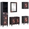 vidaXL Set di Armadi da Bagno 5 pz 62 x 33 x 58 cm