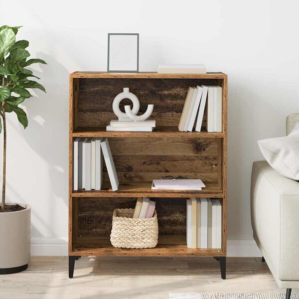 vidaXL Credenza Legno vecchio 69,5 x 32,5 x 90 cm Legno multistrato