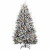 vidaXL Albero Natale Incernierato con 300 LED e Palline 300 cm