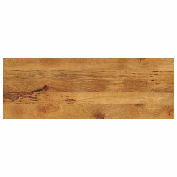 vidaXL Piano per Tavolo 140x60x2,5cm Rettangolare Legno Massello Mango
