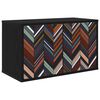 vidaXL Mobile TV da Parete OMMEN 69 x 33 x 40 cm Rovere Nero