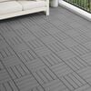 vidaXL Piastrella per Decking Design 3D 11 pcs Grigio 30 x 30 cm WPC