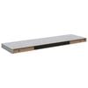 vidaXL Scaffali a Parete 4 pz Grigio Cemento 80x23,5x3,8 cm in MDF