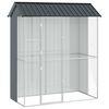 vidaXL Gabbia per uccelli Antracite 215 x 110 x 247 cm Acciaio zincato