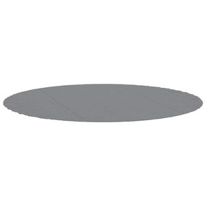vidaXL Telo Sotto Piscina Grigio Chiaro &Oslash;306 cm Geotessile Poliestere