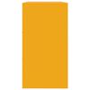 vidaXL Credenza Giallo Senape 99x39x73 cm in Acciaio