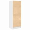 vidaXL Credenza Bianco 45.5 x 34 x 127 cm Legno multistrato