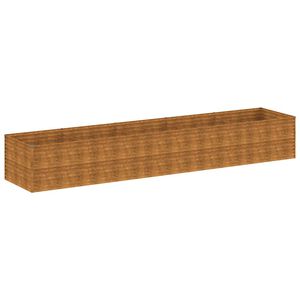 vidaXL Fioriera Rialzata da Giardino 479x100x69 cm in Acciaio Corten