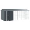 vidaXL Gabbia per uccelli Antracite 645 x 310 x 247 cm Acciaio zincato
