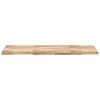 vidaXL Piano da Bagno Non Trattato 120x60x4cm Legno Massello di Acacia