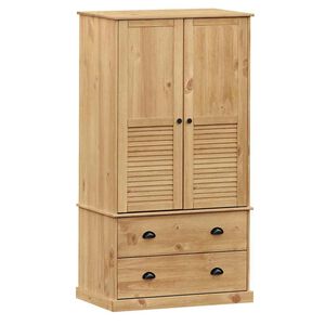 vidaXL Armadio VIGO 90x55x170 cm in Legno Massello di Pino