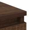 vidaXL Credenza Rovere Marrone 80x35x99 cm in Legno Multistrato
