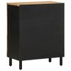 vidaXL Credenza 60x33,5x75 cm in Legno Massello di Mango Grezzo