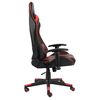 vidaXL Sedia da Gaming Girevole Rossa in PVC