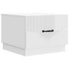 vidaXL Tavolino da salotto Bianco Lucido 49 x 50 x 37 cm