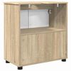 vidaXL Mobile da Bagno con archiviazione Rovere Sonoma 61 x 35 x 64 cm