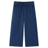 Pantaloni per Bambini a Gamba Larga Blu Marino 104