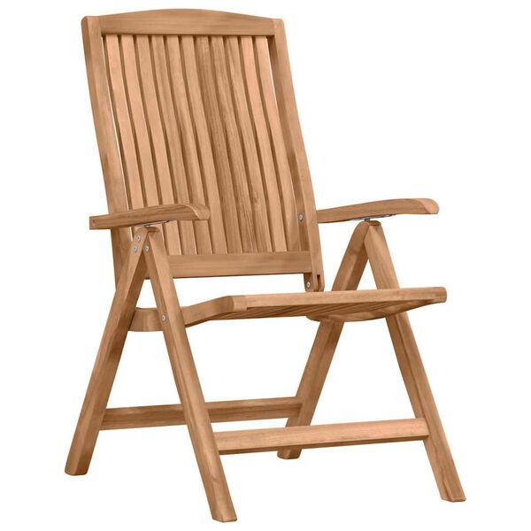 vidaXL Set da Pranzo per Giardino 4 pcs Marrone Legno di teak solido