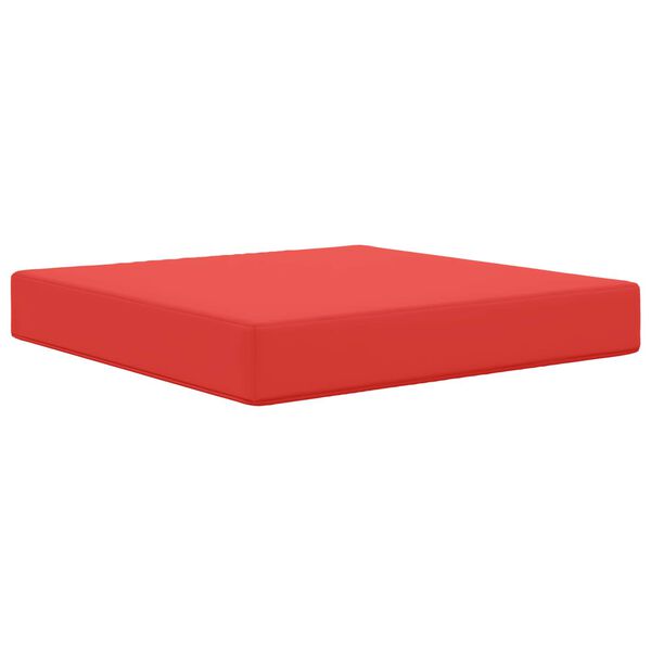 vidaXL Cuscino per divano da esterno Rosso 60 x 60 x 8 cm Poliestere