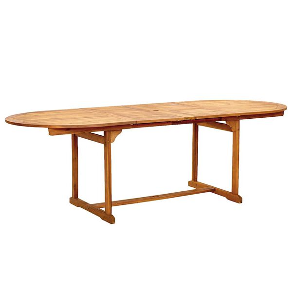 vidaXL Set Pranzo da Giardino 7pz Legno Massello di Acacia e Textilene