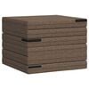 vidaXL Divano Letto Pieghevole 70 x 67 x 48 cm Tortora