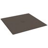 vidaXL Pannelli Murali 12 pz Tortora 30x30 cm in Tessuto 1,08 m&sup2;