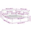vidaXL Letto Libreria senza Materasso 150x200 cm in Legno di Pino