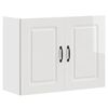 vidaXL Base da Cucina Kalmar Bianco Lucido in Legno Multistrato