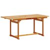 vidaXL Set Pranzo da Giardino 5pz Legno Massello di Acacia e Textilene