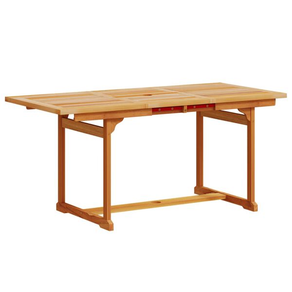 vidaXL Set Pranzo da Giardino 5pz Legno Massello di Acacia e Textilene