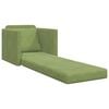 vidaXL Divano letto Verde chiaro 74 x 77 x 81 cm Velluto