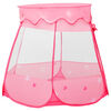 vidaXL Tenda da Gioco per Bambini Rosa con 250 Palline 102x102x82 cm