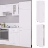 vidaXL Mobile per Frigo “Lyon” Bianco 60x57x207 cm Legno Multistrato