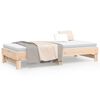 vidaXL Dormeuse Estraibile 2x(90x200) cm Legno Massello di Pino