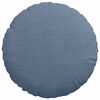vidaXL Cuscini per Seduta 2 pcs Blu Ø 30 cm Tessuto in Cords