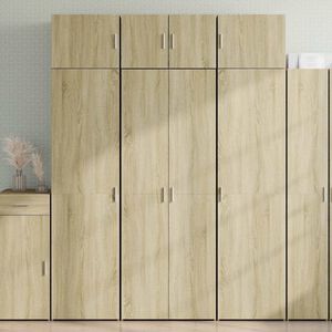 vidaXL Credenza Rovere Sonoma 70x42,5x185 cm in Legno Ingegnerizzato