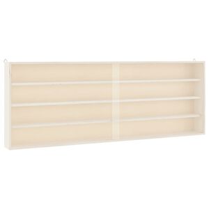 vidaXL Teca da Collezione in Legno con Porte 100x8,5x37 cm