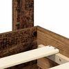 vidaXL Struttura del letto con testiera Legno vecchio 120 x 200 cm