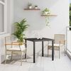 vidaXL Set da Pranzo per Giardino 3 pcs Beige polyrattan