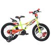 Dino Bikes Bicicletta per Bambini Raptor Giallo Fluorescente 14"