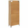 vidaXL Credenza con cassetto Rovere artigianale 69,5 x 34 x 180 cm