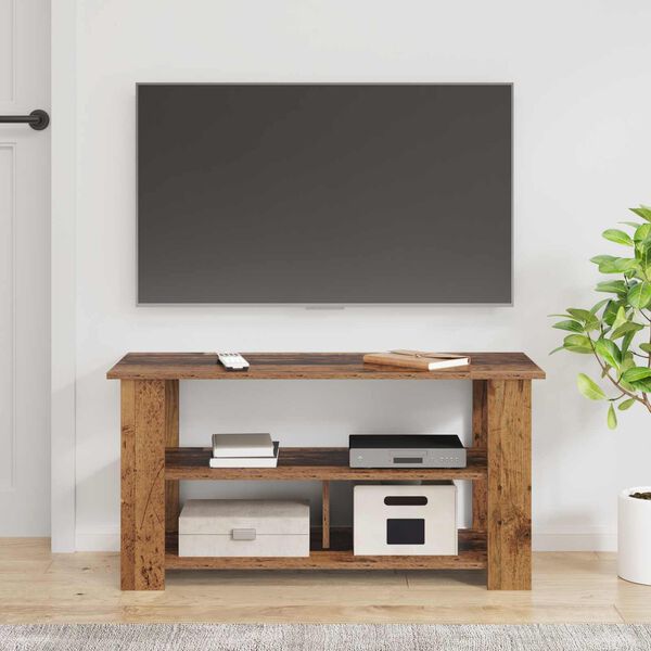 vidaXL Supporto TV Legno vecchio 100 x 40 x 50 cm