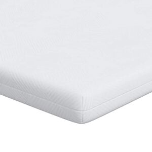 vidaXL Topper per materasso 80 x 200 cm Spessore Tessuto Jacquard