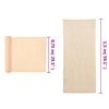 vidaXL Rete per Privacy in HDPE 1,5x25 m Beige