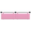 vidaXL Testata appesa Montaggio a parete Rosa 210 x 55 x 5 cm Tessuto