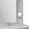 vidaXL Tavolo da Trucco con specchio Grigio Sonoma 75,5 x 41 x 135 cm